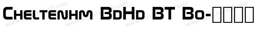 Cheltenhm BdHd BT Bo字体转换
